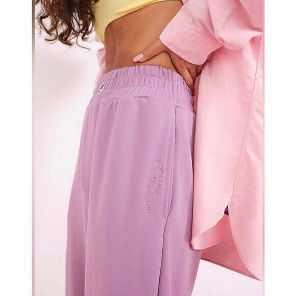 NWT For Love & Lemons Ellie Sweatpants Joggers‎ in Mulberry Large - Picture 3 of 13